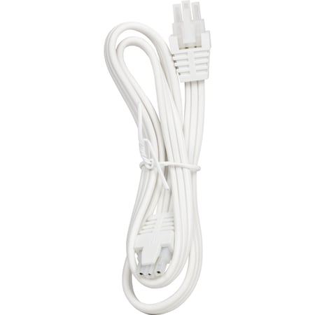Task Lighting 2 Ft Linking Cable For 120V Bar Light, White L-BL-LC-02-W